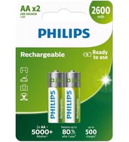 çok aşamalı Life NiMH pil AA Mignon 2600 mAh 2'li Paket