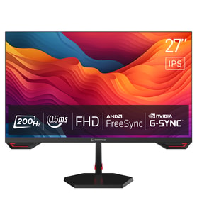 Rampage Crimson CR27R200 27" 0.5 ms Full HD IPS 200 Hz Gaming Monitör (Siyah)
