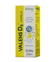 Valens D3 Vitamin D3 İçeren Takviye Edici Gıda 20 ml