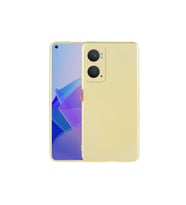 Oppo A76 Uyumlu Kılıf Zore Premier Silikon Kapak (Gold)