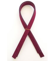 Angel Çanta Aksesuar Süet Suni Deri Bordo Çift Sap 80X2 Cm