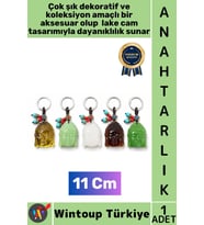 #Hediye Dekoratif Hediyelik Koleksiyon Kırılma Çizilmeye Dayanıklı Lake Cam Uyanış Aydınlanma Sembol