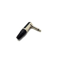 Roxtone 6.3mm L Tipi Mono Metal Gitar Jak Erkek - 5Adet