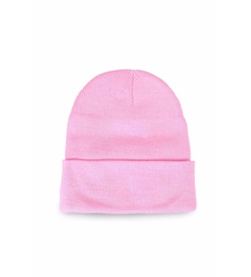 Neon Turuncu Basic Bere Unisex  Turuncu Bere Pembe-Standart