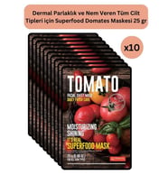 DERMAL Parlaklık  ve Nem Veren Domates Maske 25 gr 10 Adet