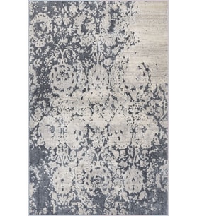 Eliana Home Baskılı, Yıkanabilir Kaymaz Taban Salon Halısı LNA1199 100x150 cm (Gri)