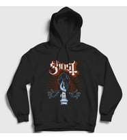 Presmono Unisex Siyah Argentina Ghost Kapüşonlu Sweatshirt 51632tt