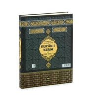 Kabe Tasarımlı Kuranı Kerim ve Yüce Meali - Cami Boy - Bilgisayar Hatlı