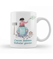 Babalar Günü Babaya Hediye 062 Kupa Bardak Porselen