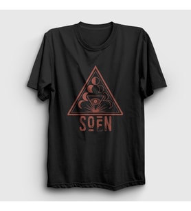 Presmono Unisex Siyah Lotus Metal Soen T-Shirt 522961tt