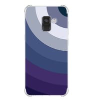 Samsung Galaxy A8 2018 Uyumlu Köşe Korumalı Antişok Kapak Renk Cümbüşü Tasarımlı Şeffaf Kılıf