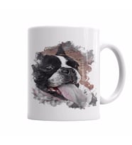 Frenchies Pug  Köpek Kupa Bardak Porselen