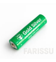 Gold Silver 18650 El Feneri ve Kafa Lambası Pili 3200 mAh 4.2V Şarj Edilebilir Li-ion Pil