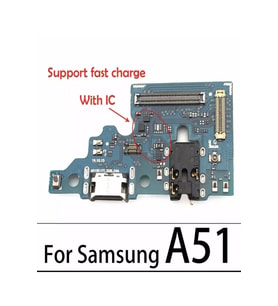 Mey İthalat® Samsung A51 Mikrofonlu Şarj Soketi Bordu Anten Sok
