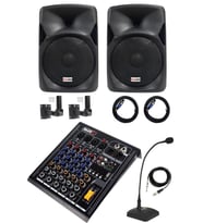 Lastvoice Hall Paket-2 Ses Sistemi Mixer Hoparlör Paketi (Kapalı Alan toplantıları İçin)