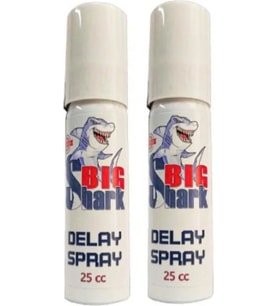 Süper Big Shark Del.ay Erkeklere Yeni Formülü Bakım ve Sprayı 25 cc x 2 Adet