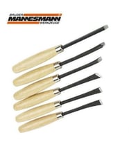 Mannesmann 690-EX 160 Ahşap Oyma Bıçak Seti, 6 Parça (Çok Renkli)