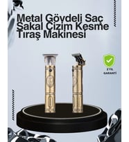 Kompakt Tasarımlı, Uzun Pil Ömürlü Saç Sakal Kesme Makinesi