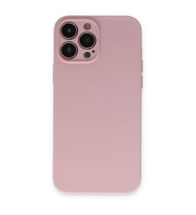 Apple İphone 13 Pro Kılıf Nano İçi Kadife Silikon - Pembe
