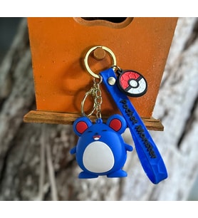 Sevimli Pokemon Marill Anahtarlık, Çanta Süsü/Araba süsü