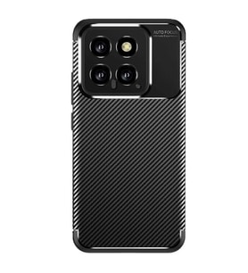Xiaomi Mi 14t Kılıf Auto Focus Karbon Kapak - Siyah