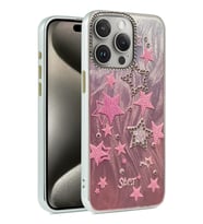 Newface Apple iPhone 14 Pro Kılıf Blade Aynalı Desenli Kapak - Desen 7