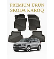 Skoda Karoq Uyumlu 3D Oto Paspas Premium