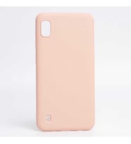 Samsung Galaxy A10 Kılıf İçi Kadife Özel Tasarım Esnek Yumuşak Pürüzsüz (Pembe)