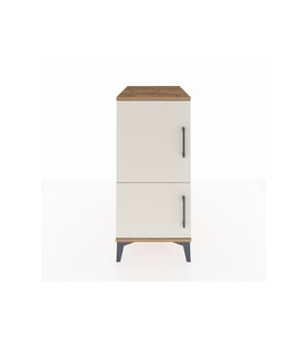 Kronos Komodin 3 Raflı 2 Kapaklı 44x59x96 Çam-Aytaşı