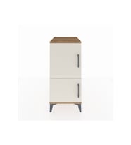 Kronos Komodin 3 Raflı 2 Kapaklı 44x59x96 Çam-Aytaşı