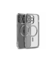 Northcity iPhone 15 Pro Kross MagSafe Kılıf - Şeffaf, Gümüş, 1mm İnce ve Çizilmeye Dayanıklı