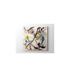 Wassily Kandinsky - Mavi Parça Tablo 60 X 80 Cm
