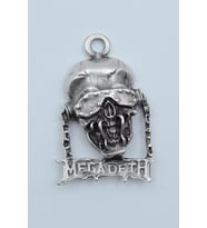 Megadeth Gümüş Kaplama Kolye Ucu