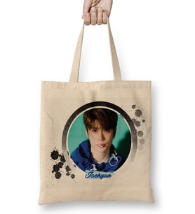 NCT 127 Jaehyun Bez Çanta Uzun Saplı