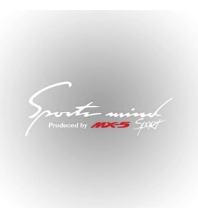 Mx-5 Sports Mind Oto Sticker 30 cm x 11 cm yazı 278