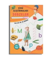 Çizgi Alıştırmaları Sebzeler