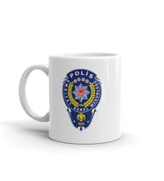 EGM Polis Temalı Kişiye Özel İsimli Kupa (Beyaz)