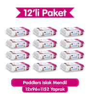 Paddlers Islak Mendil 1152 Yaprak (12x96) – Koli