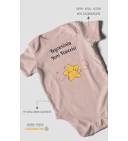 Teyzesinin Yeni Favorisi Kısa Kollu Bebek Body %100 Pamuk