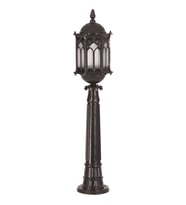 AVONNI BSU-68051-BSY-M4-OP Siyah Boyalı Dış Mekan Aydınlatma E27 Aluminyum Polikarbon Cam 15cm