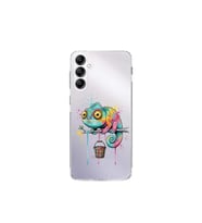 Samsung Galaxy A24 ile Uyumlu Splash Bukalemun Tasarımlı Şeffaf Silikon Kılıf