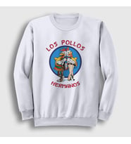 Presmono Unisex Beyaz Los Pollos Hermanos Breaking Bad Sweatshirt 406771tt (Beyaz)