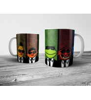 Pixxa Reservoir Dogs Muppets Edi Büdü Kermit Kupa Bardak  