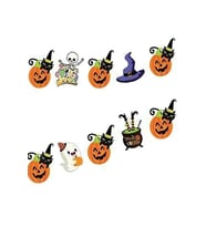 Halloween Banner İpe Dizili Kartlar Cadılar Bayramı Süslemesi Flama