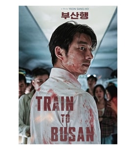 Busan'a Tren Tablo Ahşap Poster Dekoratif