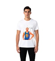 Erkek Basketbol Sporcusu Baskılı Tişört Şef Yemeği Slogan Retro Tasarım Rahat Kesim Günlük Modern