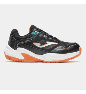 Joma JSLAMS2601OM Slam Jr Tenis ve Padel Ayakkabısı Çocuk - Siyah/Turuncu