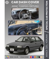 MAZDA 323 BF (1985-1989) Torpido Örtüsü Panel Koruma Torpido Koruma Tam Uyum Çatlamayı Önler Kaymaz