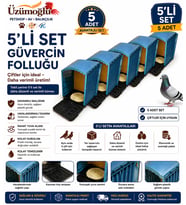 ÜZÜMOĞLU 5 ADET ASMALI GÜVERCİN FOLLUĞU