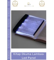 #OkumaLambası Şeffaf Pleksiglas Göz Dostu Taşınabilir Pilli Kitap Aydınlatma Aparatı Okuma Lambası L